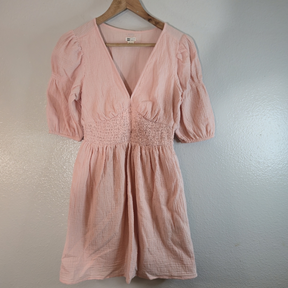 Billabong Spellbound Puff Sleeve Mini Dress - Picture 2 of 6
